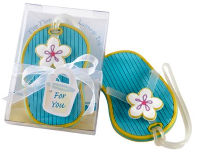 Flip-Flop Luggage Tag Favor