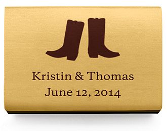 Personalized Matchboxes - Boots