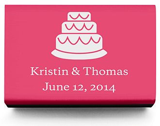 Personalized Matchboxes - Cake
