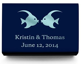 Personalized Matchboxes - Kissing Fish
