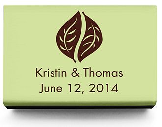 Personalized Matchboxes - Leaves