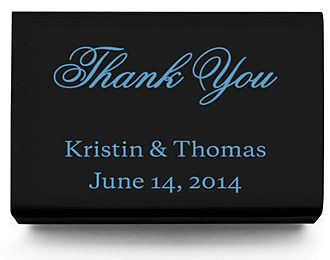 Personalized Matchboxes - Thank You Classic