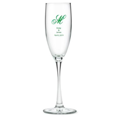 Personalized Champagne Flute