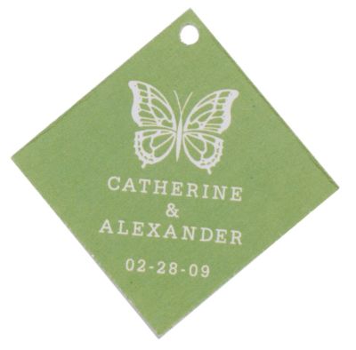 Personalized Favor Tags - Butterfly