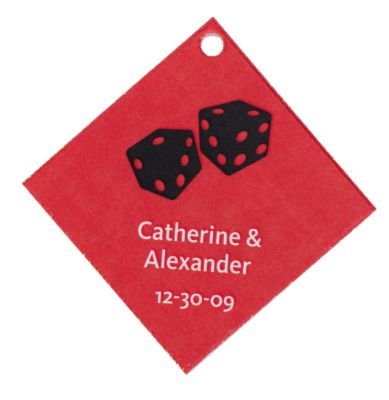Personalized Favor Tags - Lucky in Love