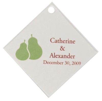 Personalized Favor Tags - The Perfect Pair