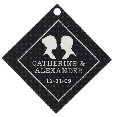 Personalized Favor Tags - Silhouettes