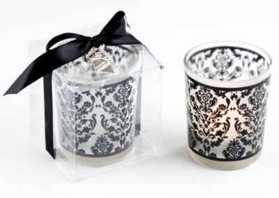 Damask Tea Light Holder Favors