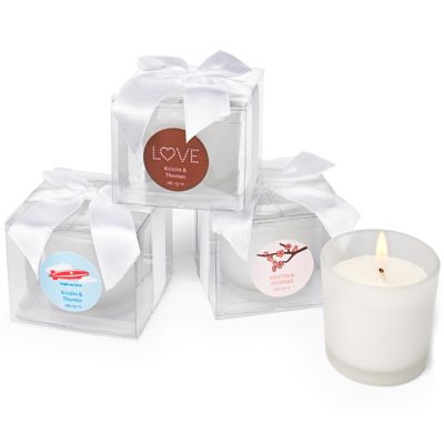 Personalized Votive Candle Favors