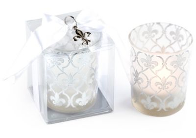 Fleur de lis Tea Light Holder
