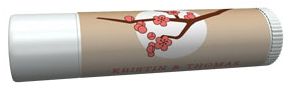 Personalized Lip Balm Tube Favors - Cherry Blossom