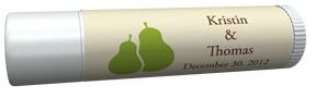 Personalized Lip Balm Tube Favors - The Perfect Pair
