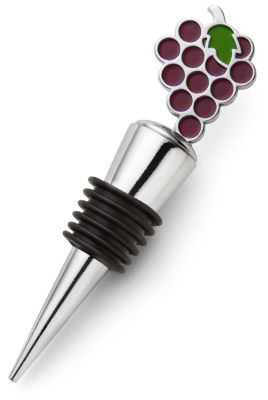 Vineyard Chrome Bottle Stopper Favor