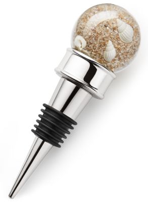 Seaside Globe Bottle Stopper Favor
