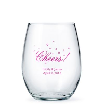 Personalized Stemless Wine Glass - Large