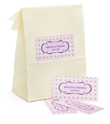 Personalized Rectangular Favor Labels - Small