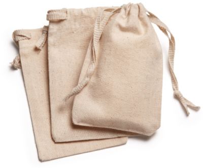 cotton favor bag