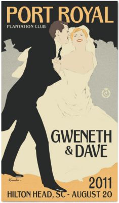 personalized save the date magnets - down the aisle