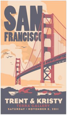 personalized save the date magnets - san francisco