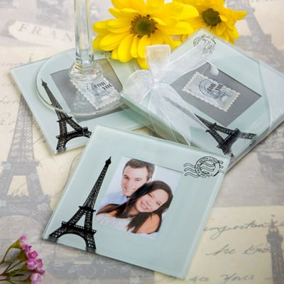 From Paris with Love Coaster Favor Set
