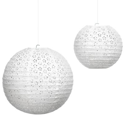 White Eyelet Lantern