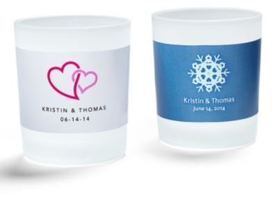 Personalized Votive with Label