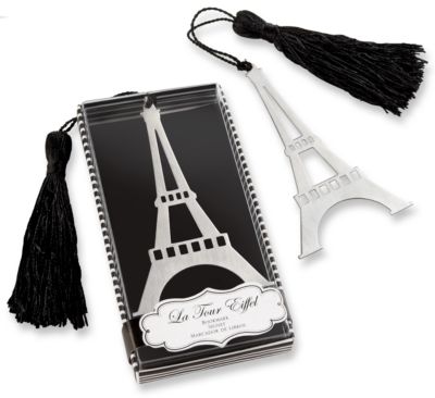 Eiffel Tower Bookmark Favor