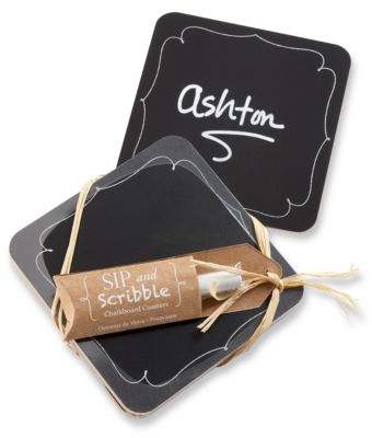 Chalkboard Coaster Favors