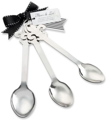 Fleur de Lis Measuring Spoons Favor