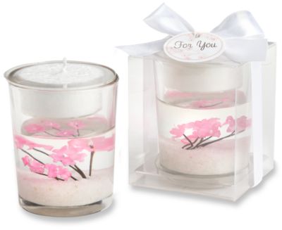 Cherry Blossom-filled Tealight Holder