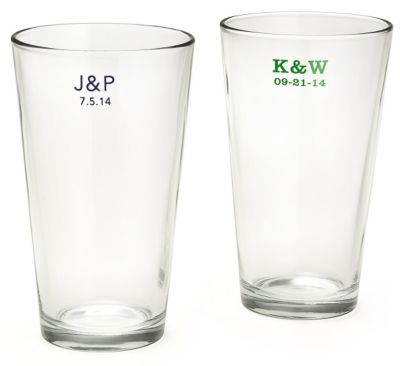 Classic Initial Pint Glass