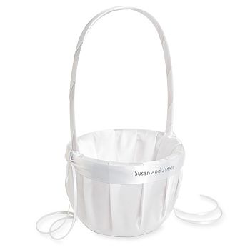 The Knot Simply Satin Flower Girl Basket