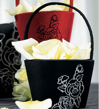 Botanical Flower Girl Basket