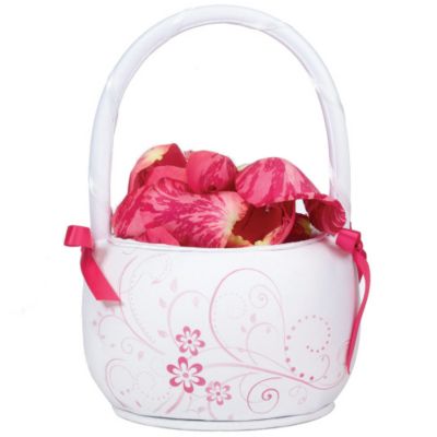 Pink Flower Basket
