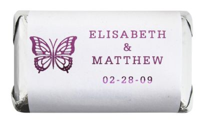 Personalized Metallic HERSHEY'S MINIATURES® Chocolates - Butterfly