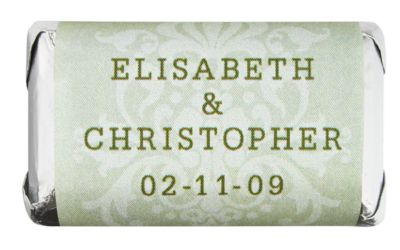 Personalized HERSHEY'S MINIATURES® Chocolates - Regal (Mint)