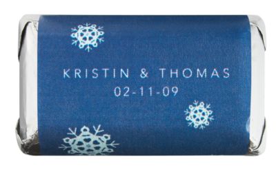 Personalized HERSHEY'S MINIATURES® Chocolates - Snowflakes