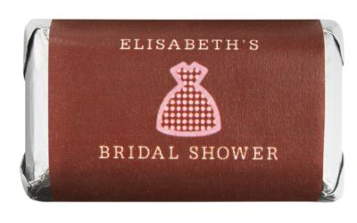 Personalized HERSHEY'S MINIATURES® Chocolates - Dress (Shower)