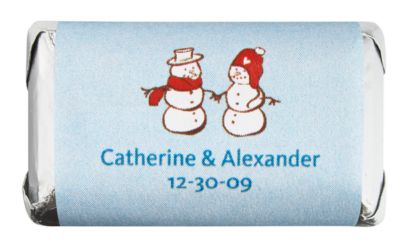 Personalized HERSHEY'S MINIATURES® Chocolates  - Snow Love