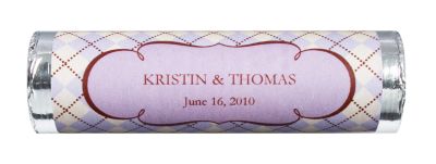 Personalized Lovesavers - Argyle (Lavender)