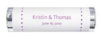 Personalized Metallic Lovesavers - Pin Dot