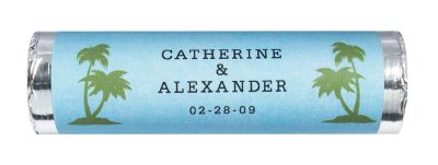 Personalized Lovesavers - Palm Trees (Blue)