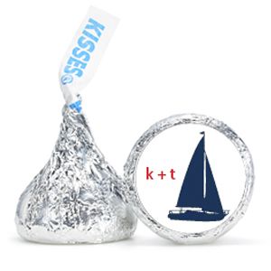 Personalized HERSHEY'S® Kisses - Sailboat