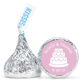 Personalized HERSHEY'S® Kisses - Cake (Pink)