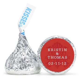 Personalized HERSHEY'S® Kisses - Regal (Red)