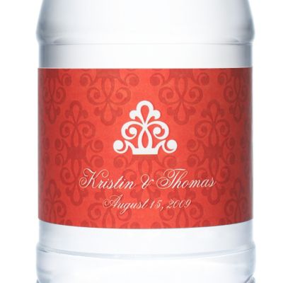 Personalized Water Bottles - Regal (Red)