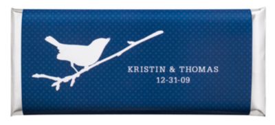Personalized Large HERSHEY'S® Chocolate Bars - Bird (Navy)