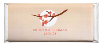 Personalized Large HERSHEY'S® Chocolate Bars - Cherry Blossom