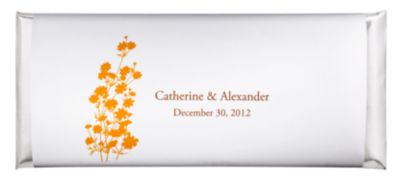 Personalized Large HERSHEY'S® Chocolate Bars - Foliage (Orange)