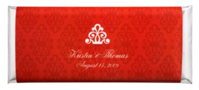 Personalized Large HERSHEY'S® Chocolate Bars - Regal (Red)